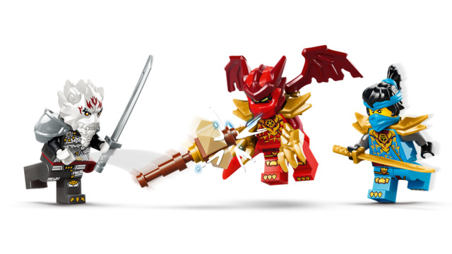 Zilvar y Bestia Dragón Grimtak LEGO 71863