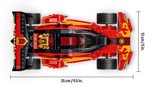 Deportivo Ninja X-1: 15 Aniversario LEGO 71867