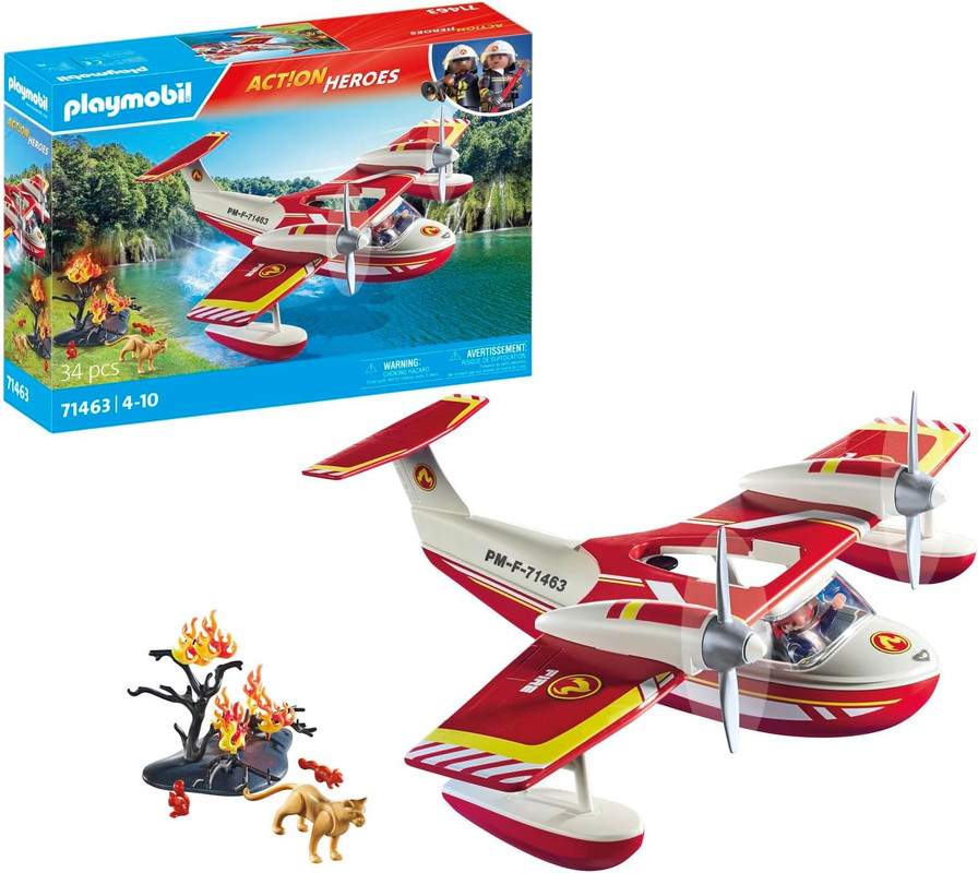 Hidroavión de bomberos PLAYMOBIL 71463