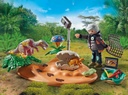 Nido de estegosaurio con ladrón de huevos PLAYMOBIL 71526