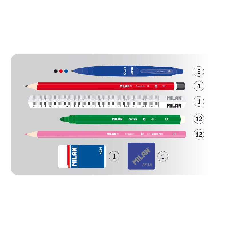 Kit 4 estuches con contenido Net & Lit coral