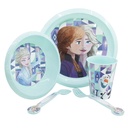 STOR SET EASY 5 PCS (PLATO, CUENCO, VASO 260 ML Y CUBIERTOS) EN ESTUCHE FROZEN ICE MAGIC 74215