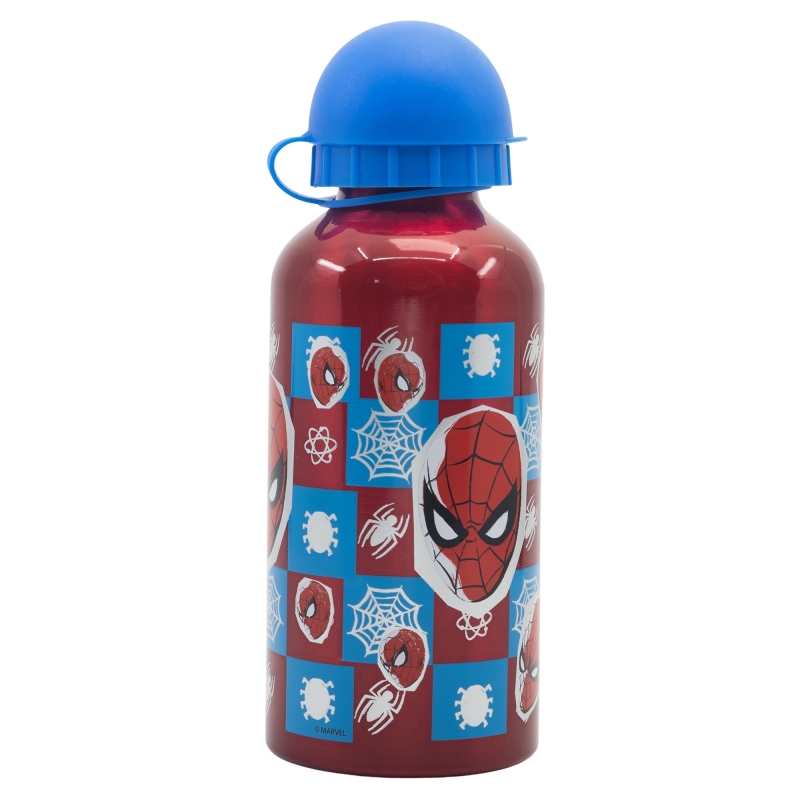 STOR BOTELLA ALUMINIO PEQUEÑA 400 ML SPIDERMAN ARACHNID GRID 74734