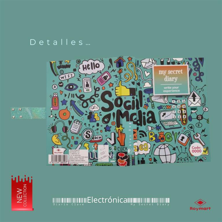 DIARIO CON CLAVE WRITE YOUR EXPERIENCE