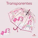 PARAGUAS INFANTIL AUTOMATICO TRANSP.,3 DISEÑOS