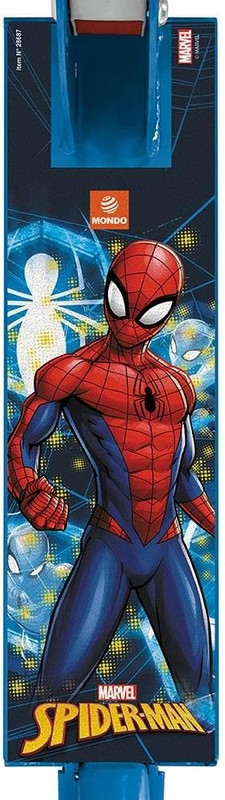 Mondo Toys - Alu Scooter SPIDERMAN - Patinete infantil de aluminio de 2 ruedas - Manillar regulable - 28687