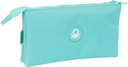 PORTATODO TRIPLE BENETTON "LETTER" 22x12x3cm