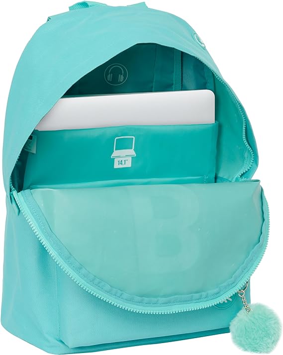 MOCHILA PARA PORTATIL 14,1" BENETTON "LETTER" 31x41x16cm