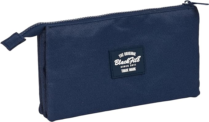 PORTATODO TRIPLE RECICLADO BLACKFIT8 AUTHENTIC 22x12x3cm