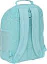 MOCHILA DOBLE ADAPT.CARRO RECICLADO MOOS "BUTTERFLIES" 32x42x15cm