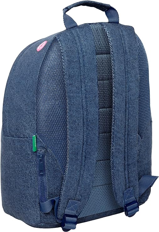MOCHILA PARA PORTATIL 14,1" BENETTON "DENIM" 31x41x16cm