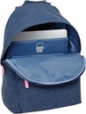 MOCHILA PARA PORTATIL 14,1" BENETTON "DENIM" 31x41x16cm