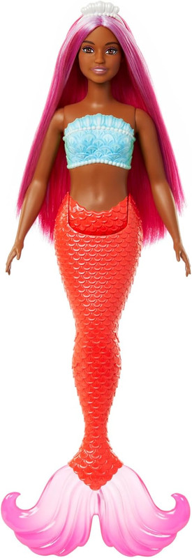 MUÑECA BARBIE SIRENA COLA RÍGIDA SURTIDA HRR02 HRR02-HRR04