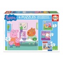 PUZZLE PROGRESIVOS PEPPA PIG 12-16-20-25 EDUCA 16817