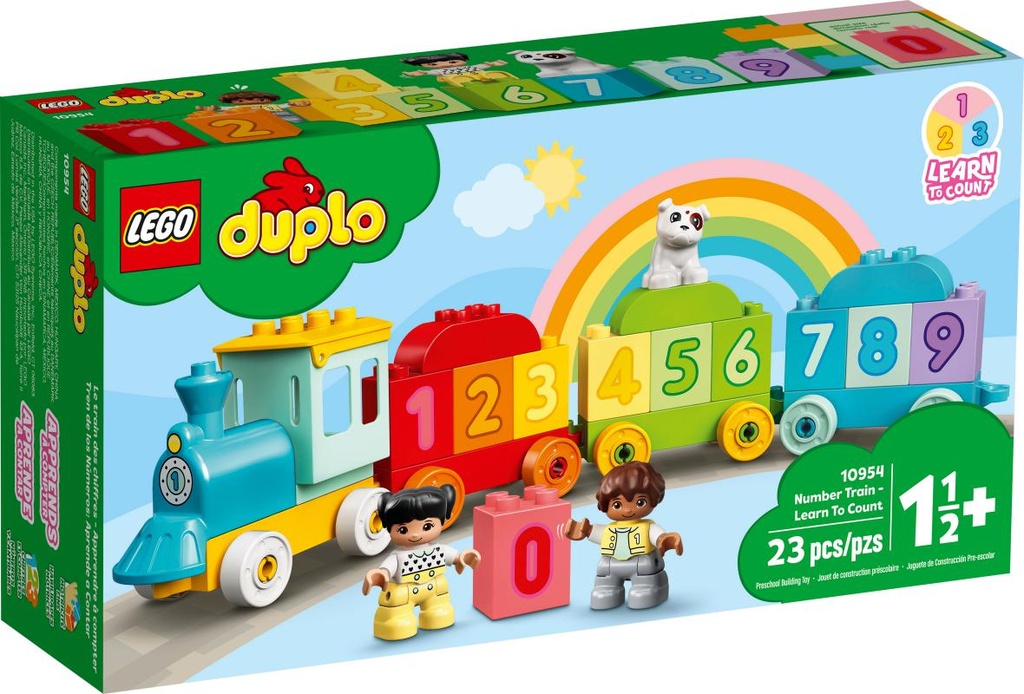 Tren de los Números: Aprende a Contar LEGO 10954