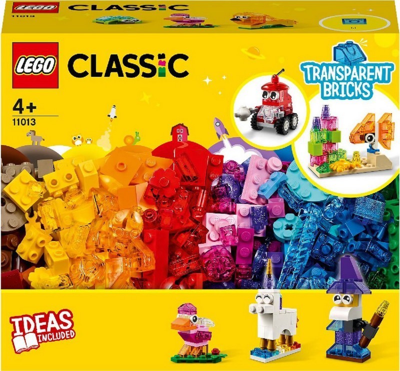 Ladrillos Creativos Transparentes LEGO 11013