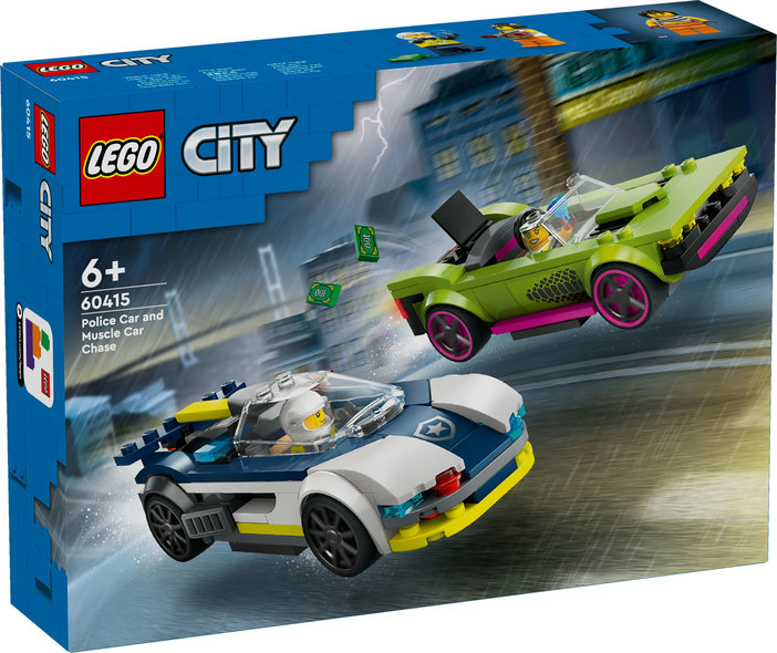 Coche de Policía y Potente D.. V29 LEGO  60415