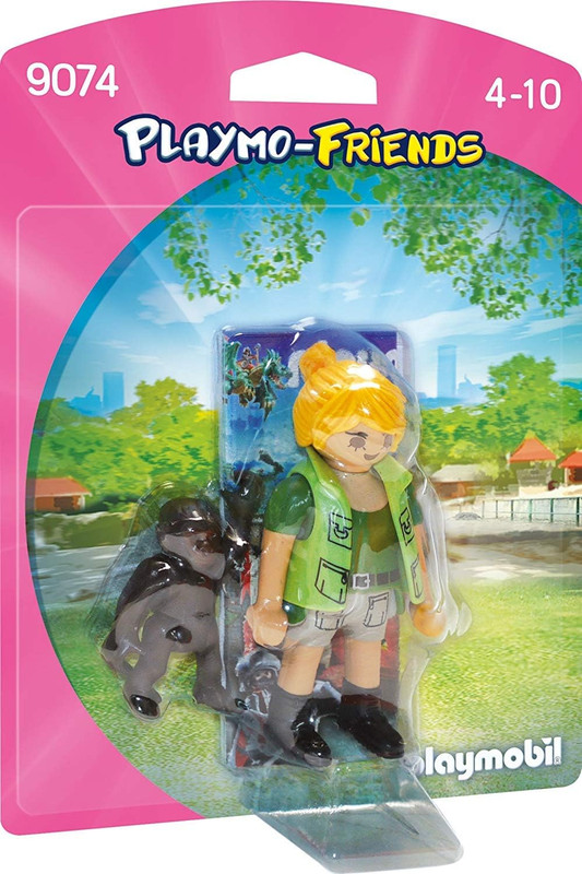 Cuidadora con Bebé Gorila PLAYMOBIL PL9074
