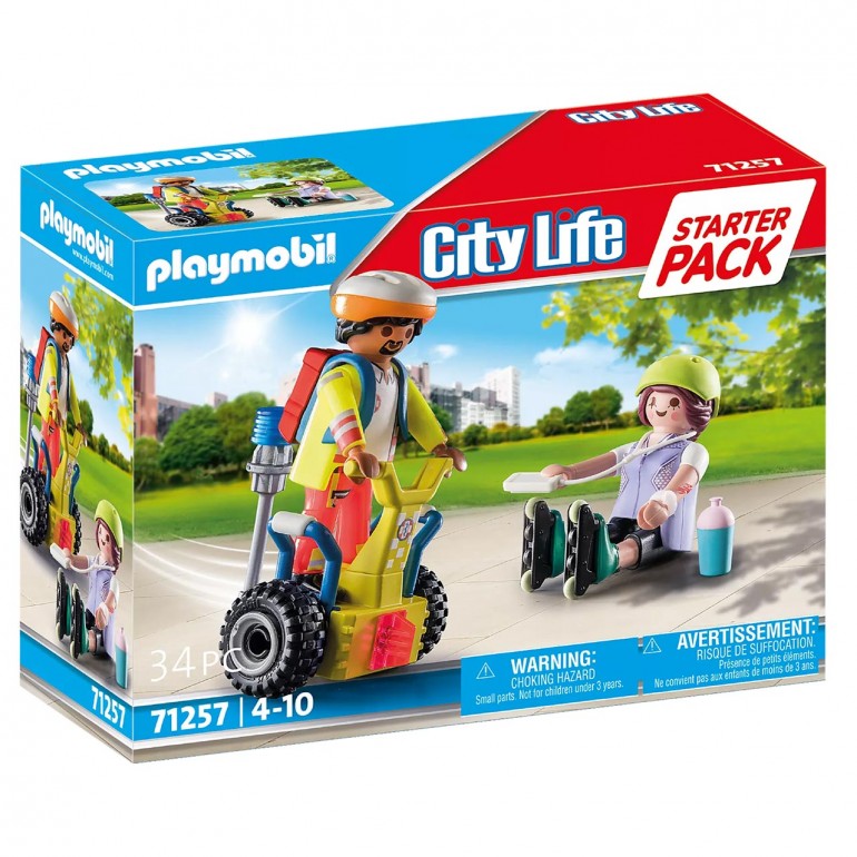 Starter Pack Rescate con Balance Racer PLAYMOBIL 71257