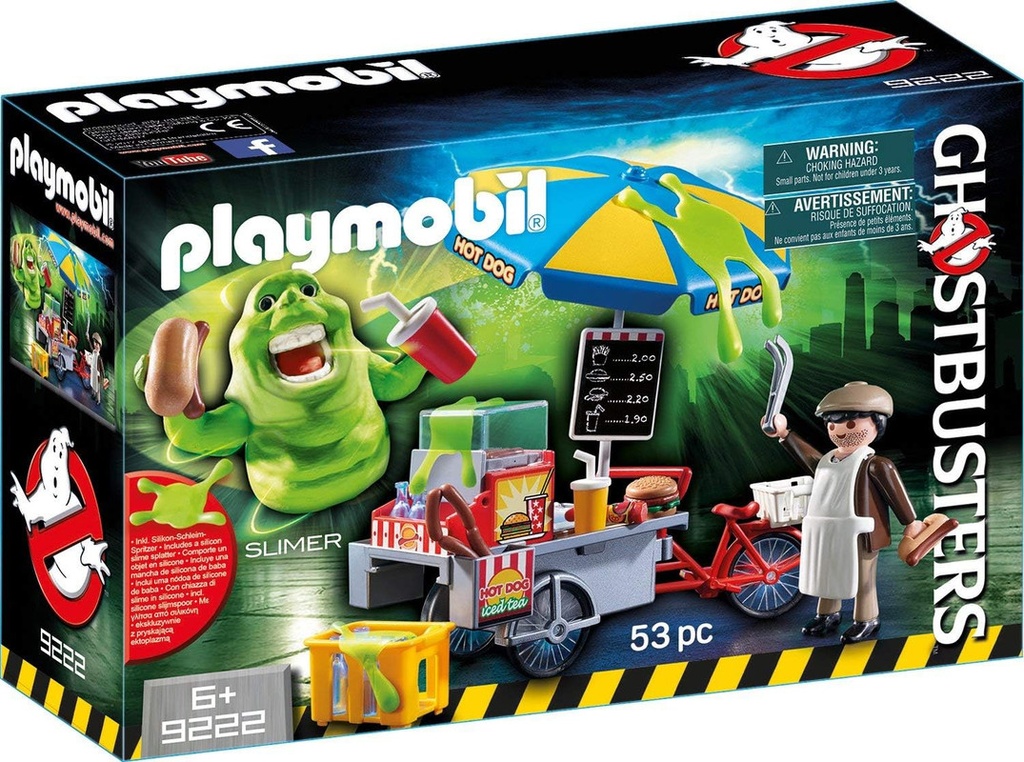 Slimer con Stand de Hot Dog PLAYMOBIL 9222