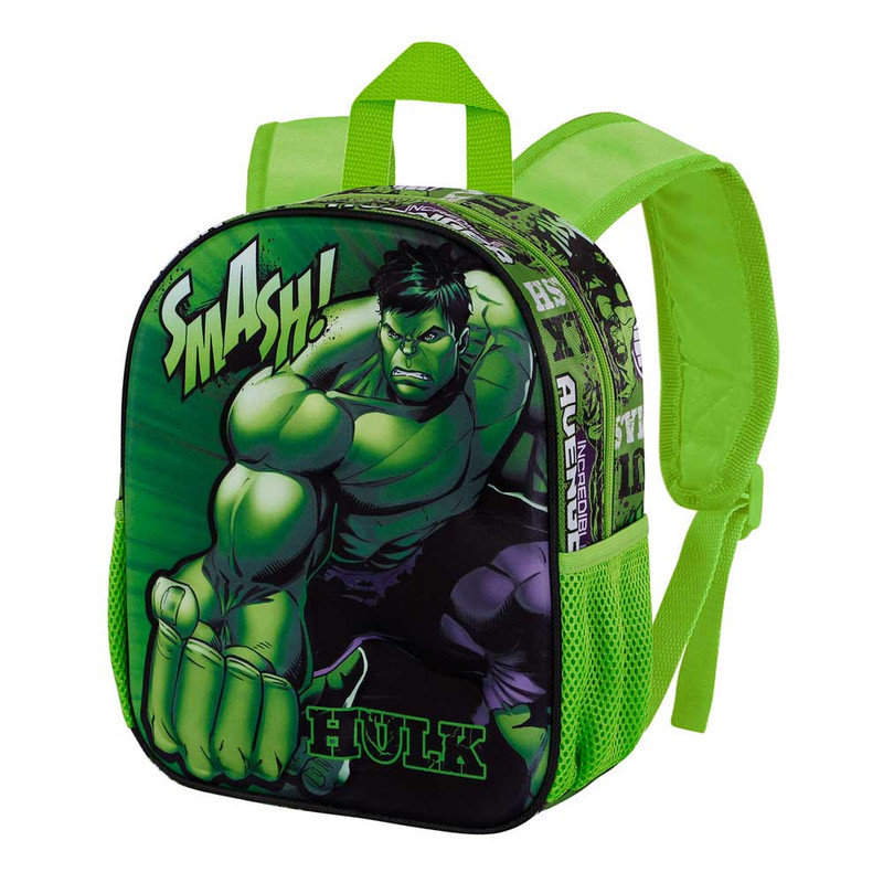 HULK Mochila 3D PEQUEÑA Superhuman KARACTERMANIA 6330 26x3x31cm