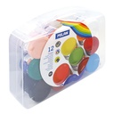 Maletín 12 tarros de témpera de colores 40 ml con pincel