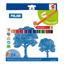 CAJA 24 LAPIZ DE COLORES TRIANGULARS