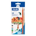 CAJA 12 LAPIZ TRIANGULARS AQUAREL-LABL