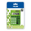 Blíster calculadora pocket verde 8 dígitos
 MILAN 150908GBL