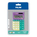 Blíster calculadora 8 dígitos pocket Sunset turquesa - amarillo
 MILAN 151008SNYBL