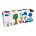 Caja 10 botes pasta de modelar blanda Soft Dough Basic