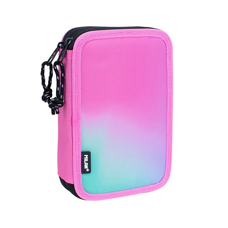 Plumier 2 pisos con contenido Sunset, rosa xxcm