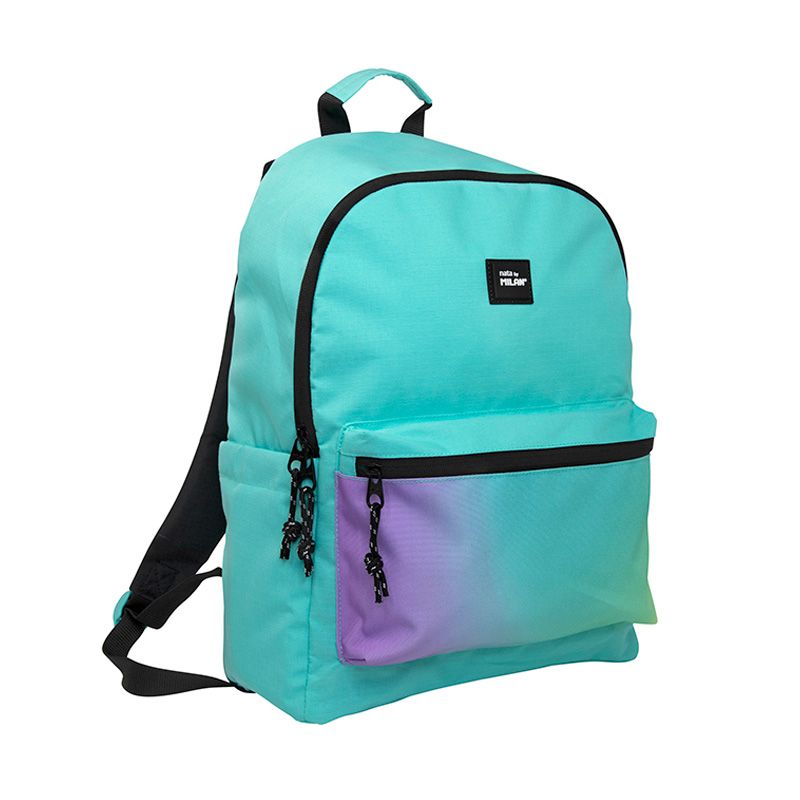 Mochila urbana clásica Sunset, verde 41 x 30 x 18 cm MILAN 624605SN1GR