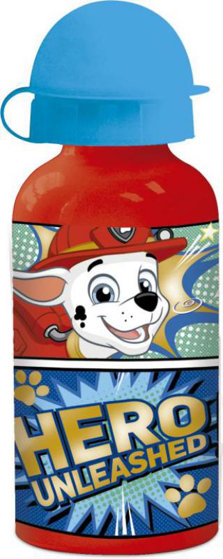 STOR BOTELLA ALUMINIO PEQUEÑA 400 ML. PAW PATROL COMIC
