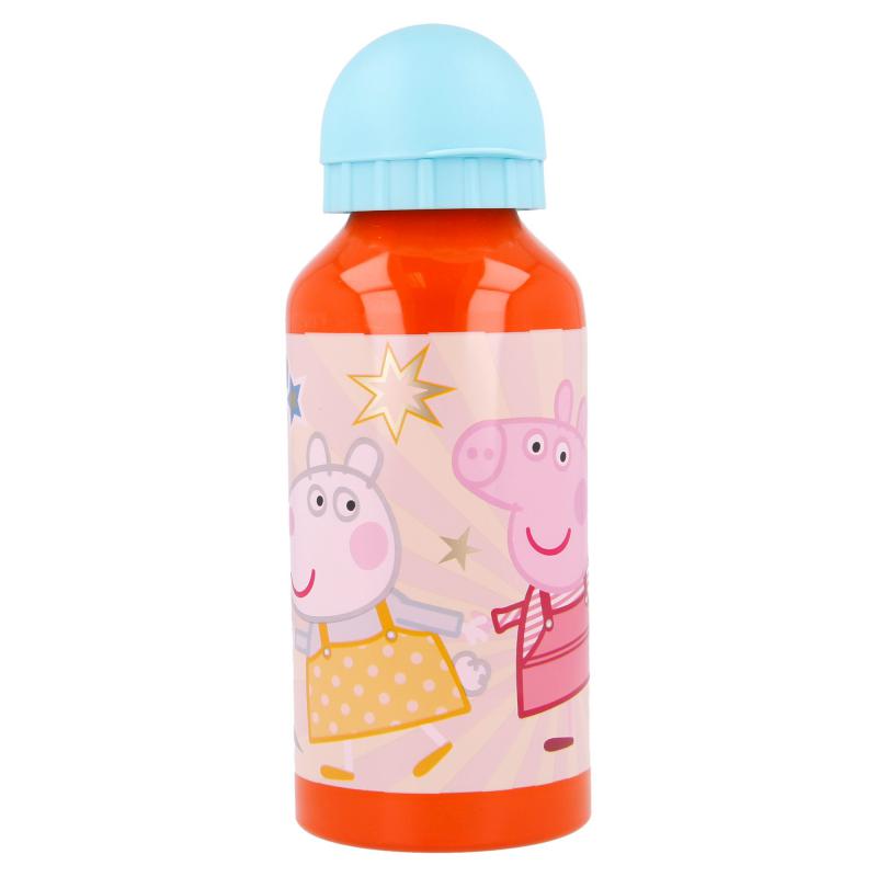 STOR BOTELLA ALUMINIO PEQUEÑA 400 ML. PEPPA PIG KINDNESS COUNTS 41234