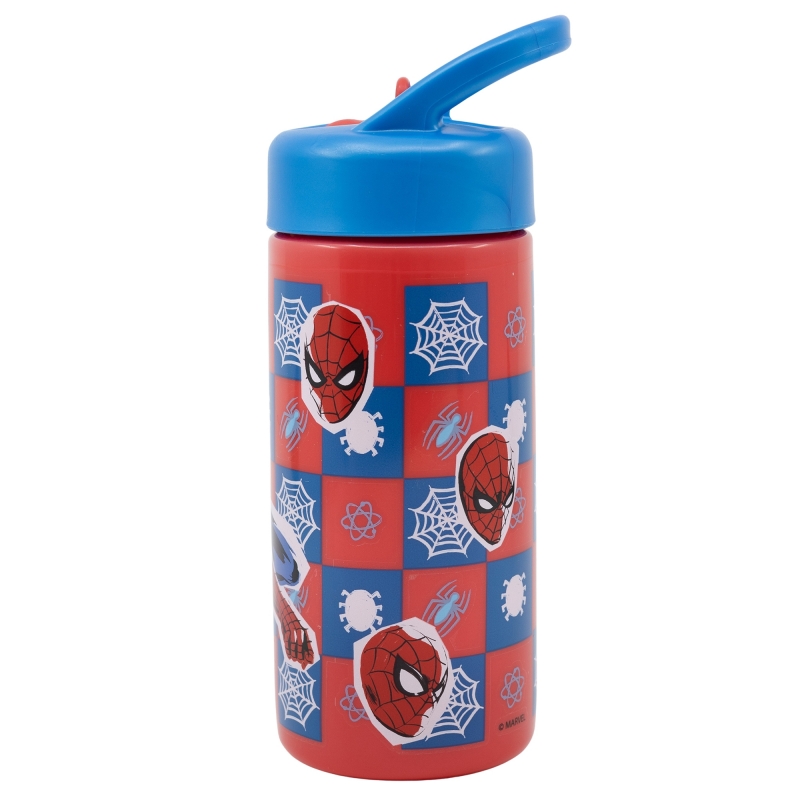 STOR BOTELLA PP PLAYGROUND 410 ML SPIDERMAN ARACHNID GRID 74731