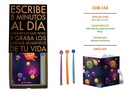 ESTUCHE DIARIO CON CANDADO Y BOLI A JUEGO CDB-154