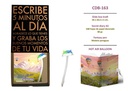 ESTUCHE DIARIO CON CANDADO Y BOLI A JUEGO CDB-163