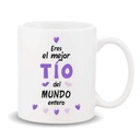 TAZA CERAMICA con Mensaje. Modelo mi Familia"Tio"