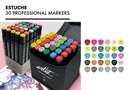 LUXURY CANVAS GAMA ARTIST 30 COLORES 2 PUNTAS