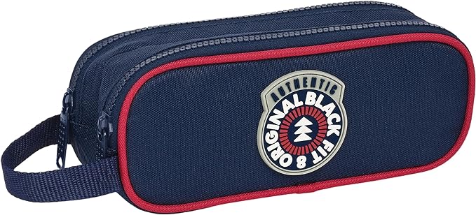 PORTATODO DOBLE RECICLADO BLACKFIT8 AUTHENTIC 21x8x6cm