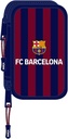 PLUMIER DOBLE PQÑO 28 pcs F.C.BARCELONA 12.5x19.5x4cm