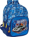MOCHILA DOBLE ADAPT.CARRO HOT WHEELS "SONNY" 32x42x3cm