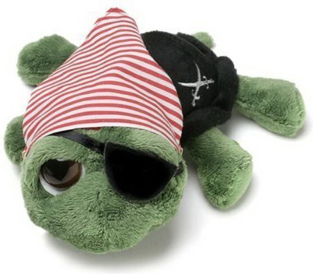 PELUCHE TORTUGA PIRATA 15 CM