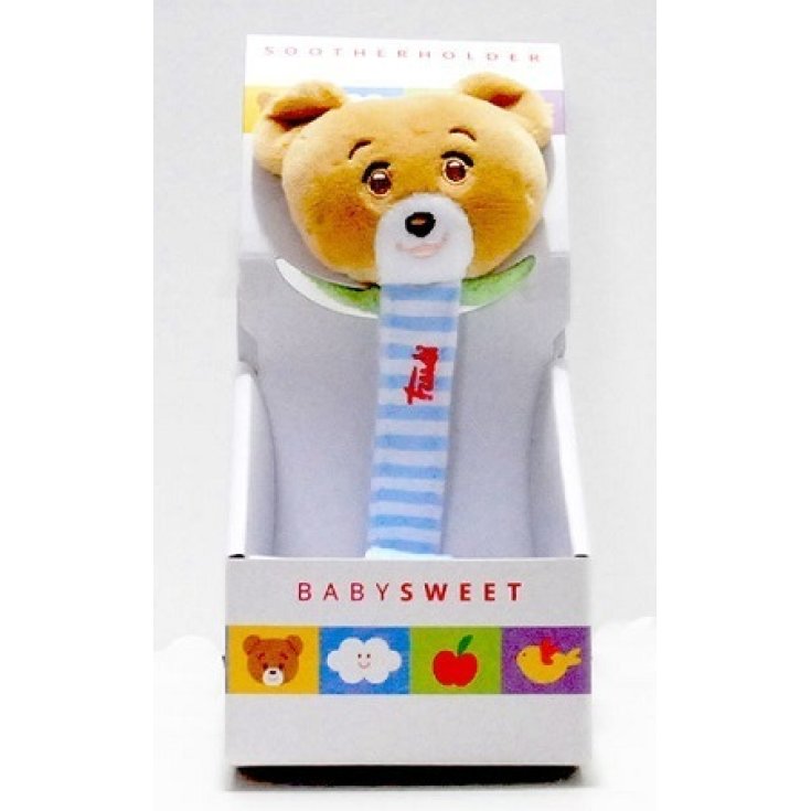 PORTA CHUPETE TRUDI BLUE BEAR LAVABLE A MÁQUINA
