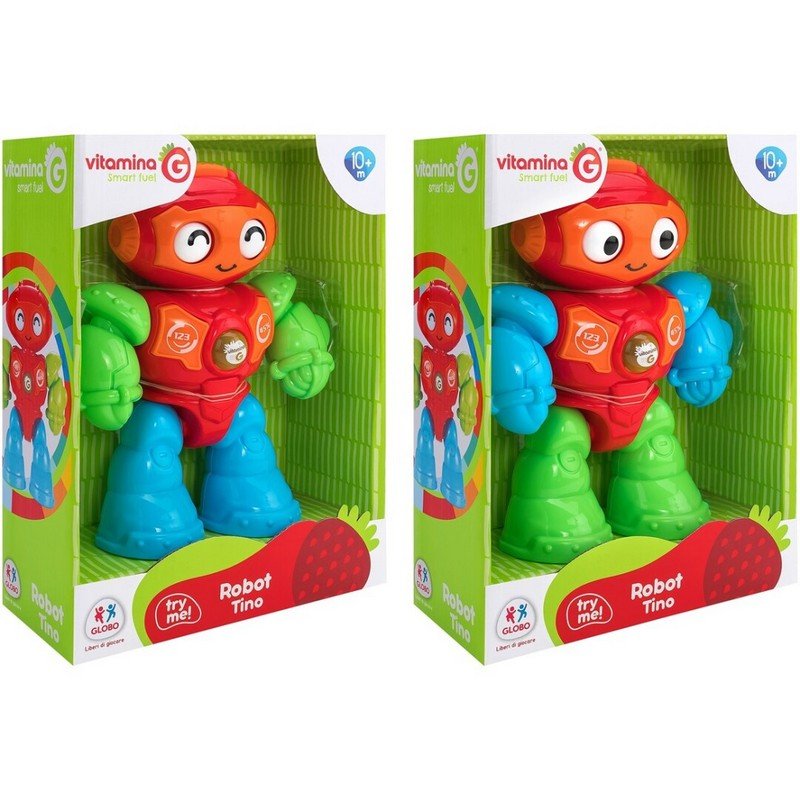ROBOT VITAMINA G CON LUZ Y SONIDO  2COL