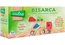 CAMION CON TRANSPORTE DE 3 COCHES DE MADERA 11,5 x 29,5 x 8 LEGNOLAND GLO37103