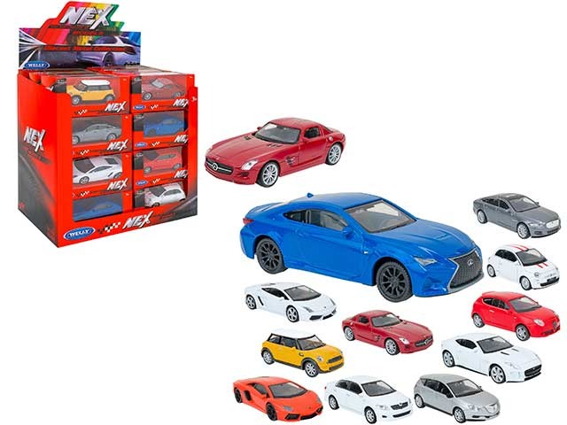 COCHE WELLY CON LICENCIA 1:43 GLOBO 39556