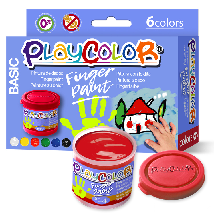 PLAYCOLOR FINGERPAINT BASIC PINTURA DEDOS