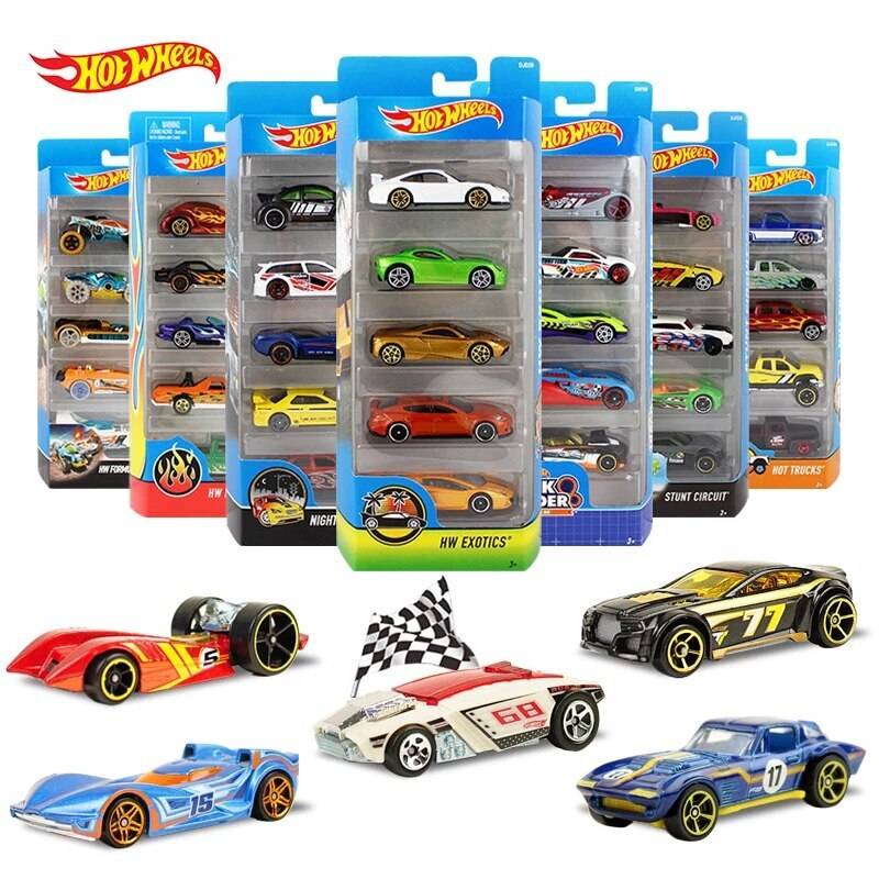 PACK DE 5 VEHICULOS HOT WHEELS 1806 MATTEL 4461806